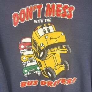 VINTAGE Lee School Bus Sweatshirt USA 90s-‎ Men's Large